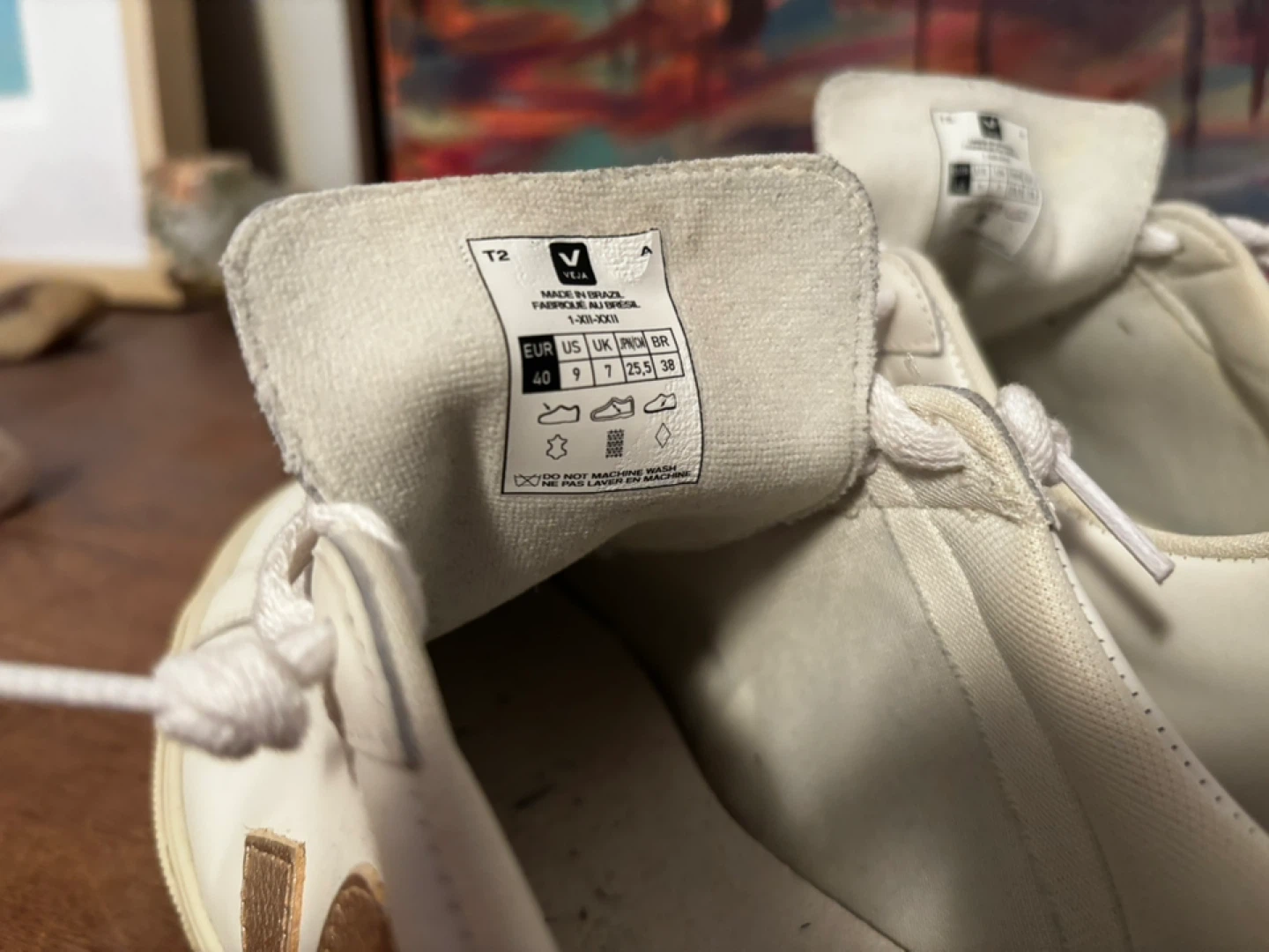 Veja V-10 Sneakers White Gold Women's Size 9 US - photo 3
