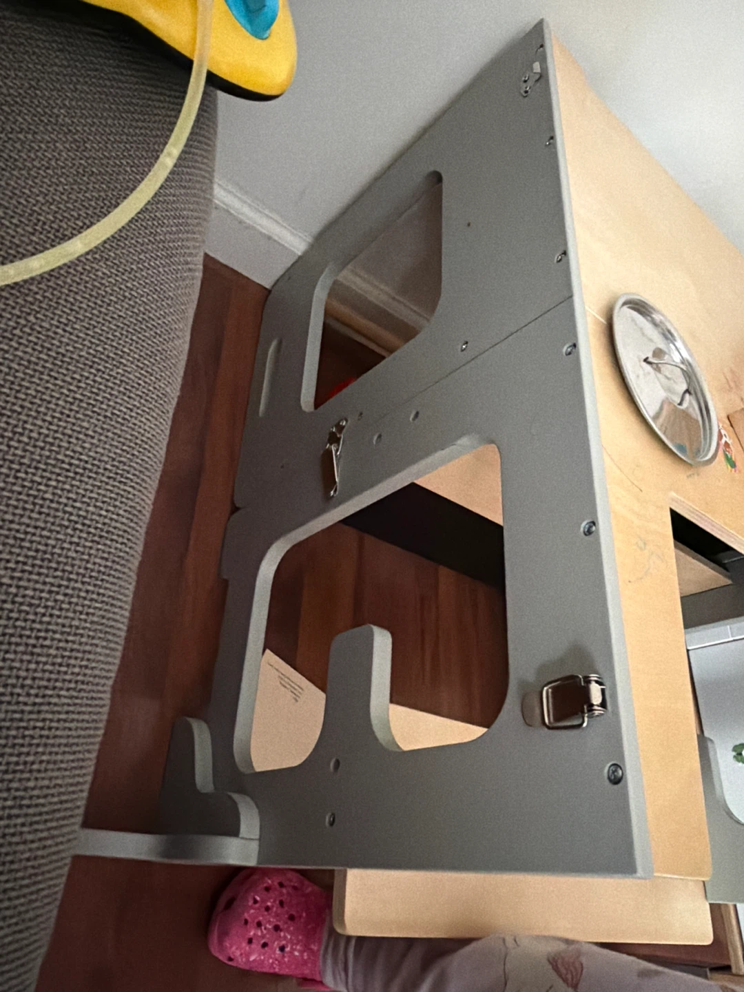 Wooden Kitchen Helper Stool with Accessories
