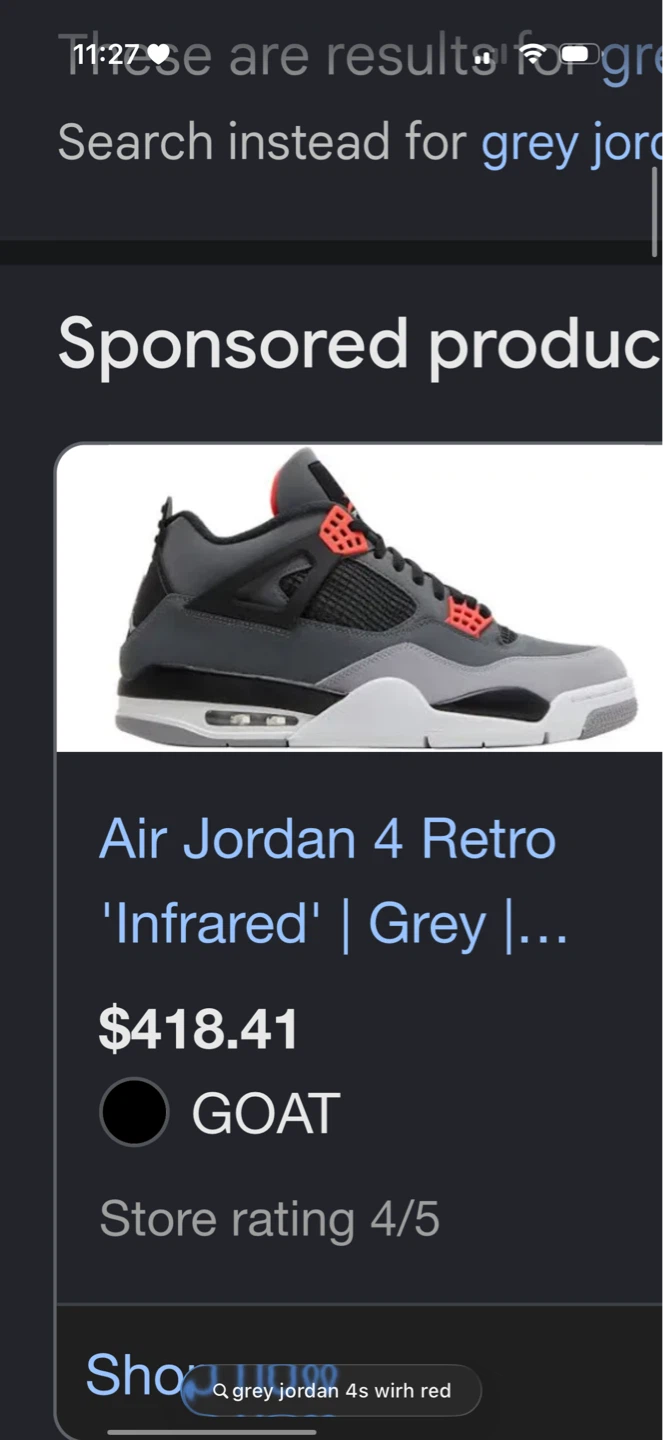 Air Jordan 4 "Cool Grey" Sneakers - photo 3