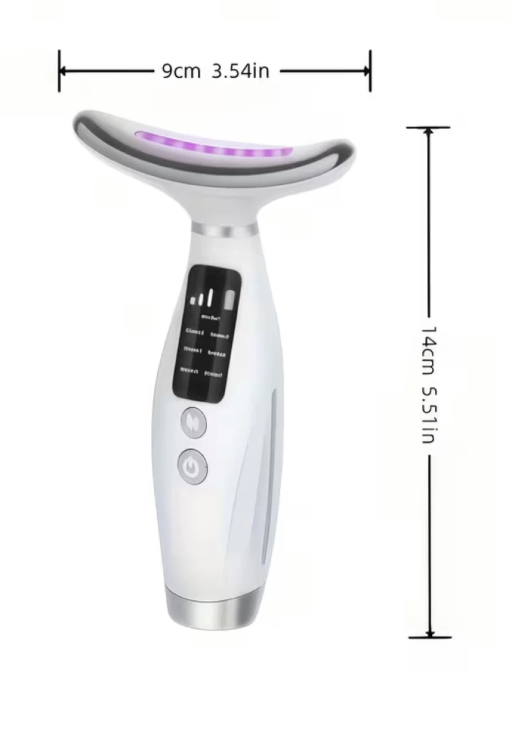 White Neck Beauty Device with Sonic Vibration -NEW - photo 2