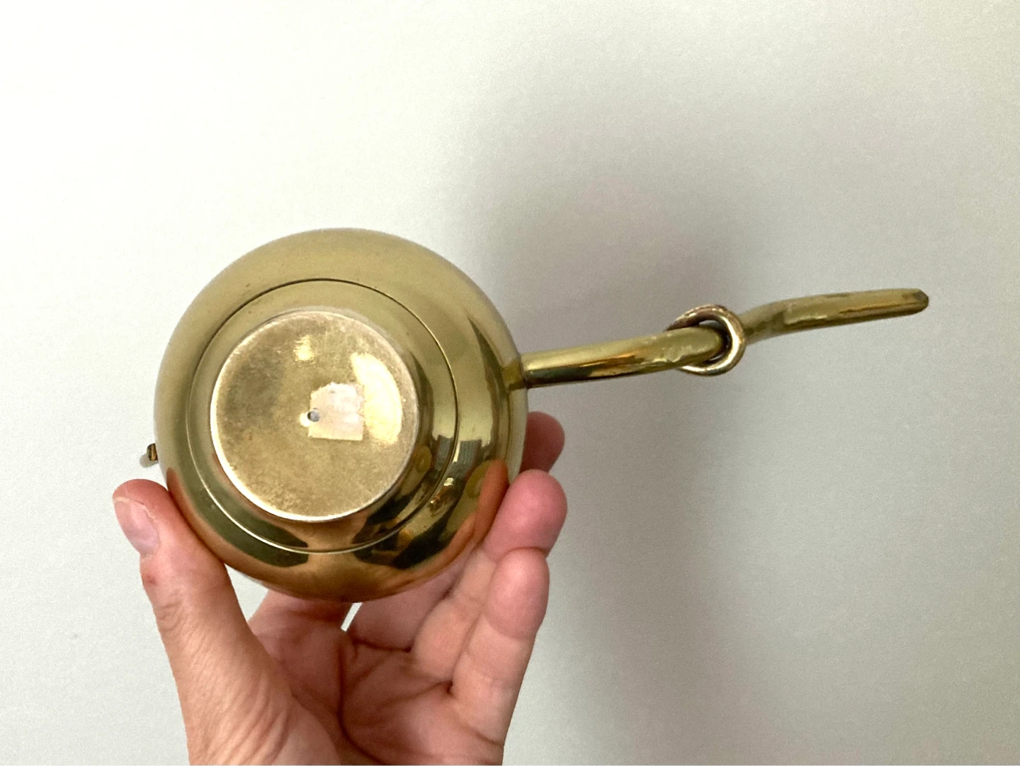 Vintage Small Brass Watering Can - photo 3