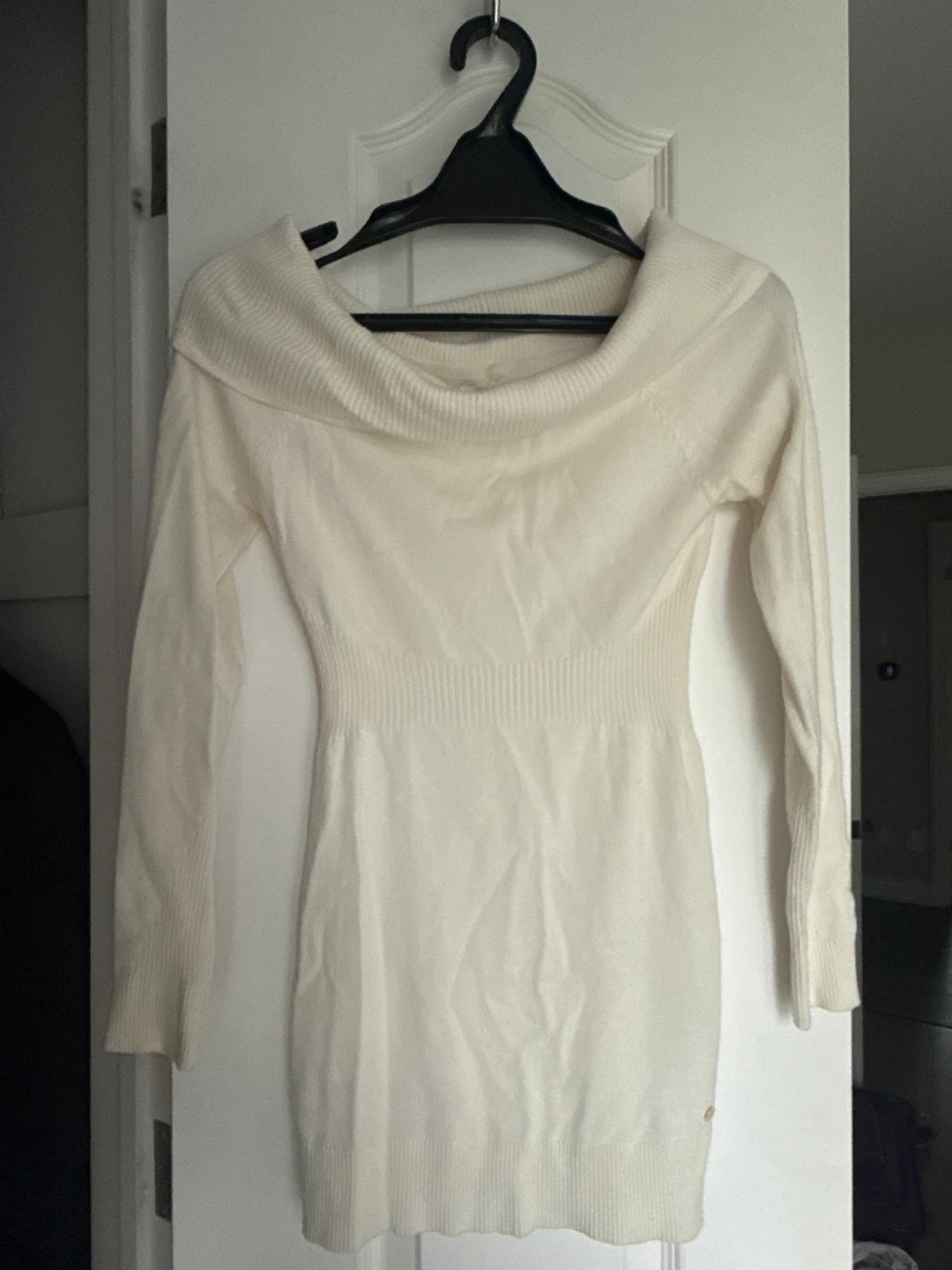 White GUESS Sweater Dress Size M
