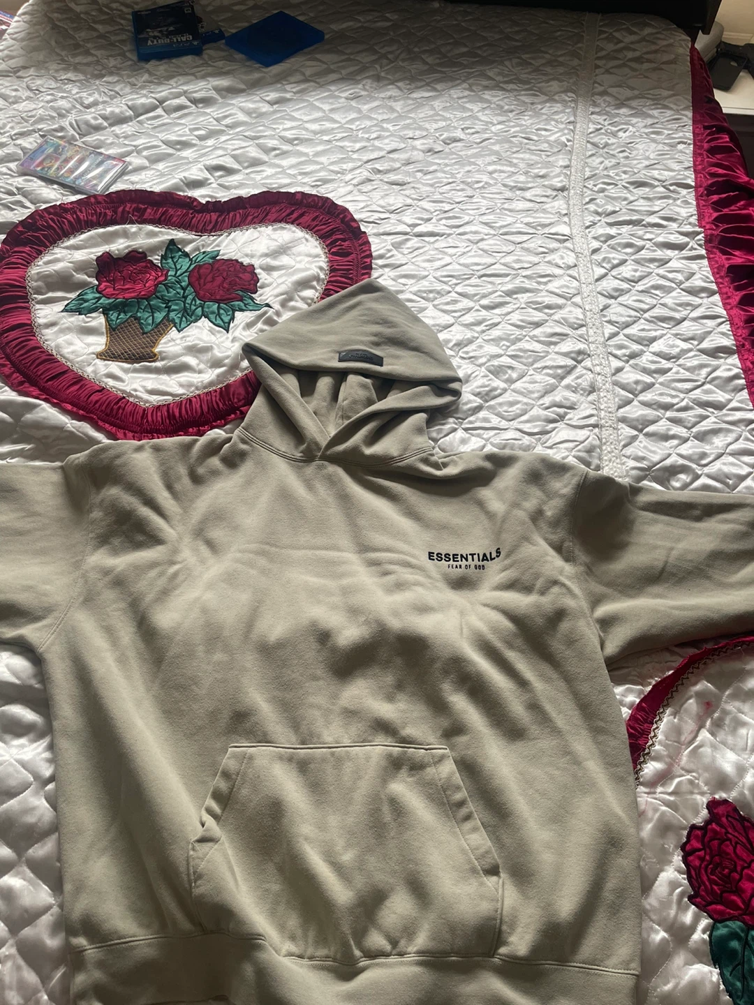 Fear of God Essentials Fleece Hoodie Desert Sand