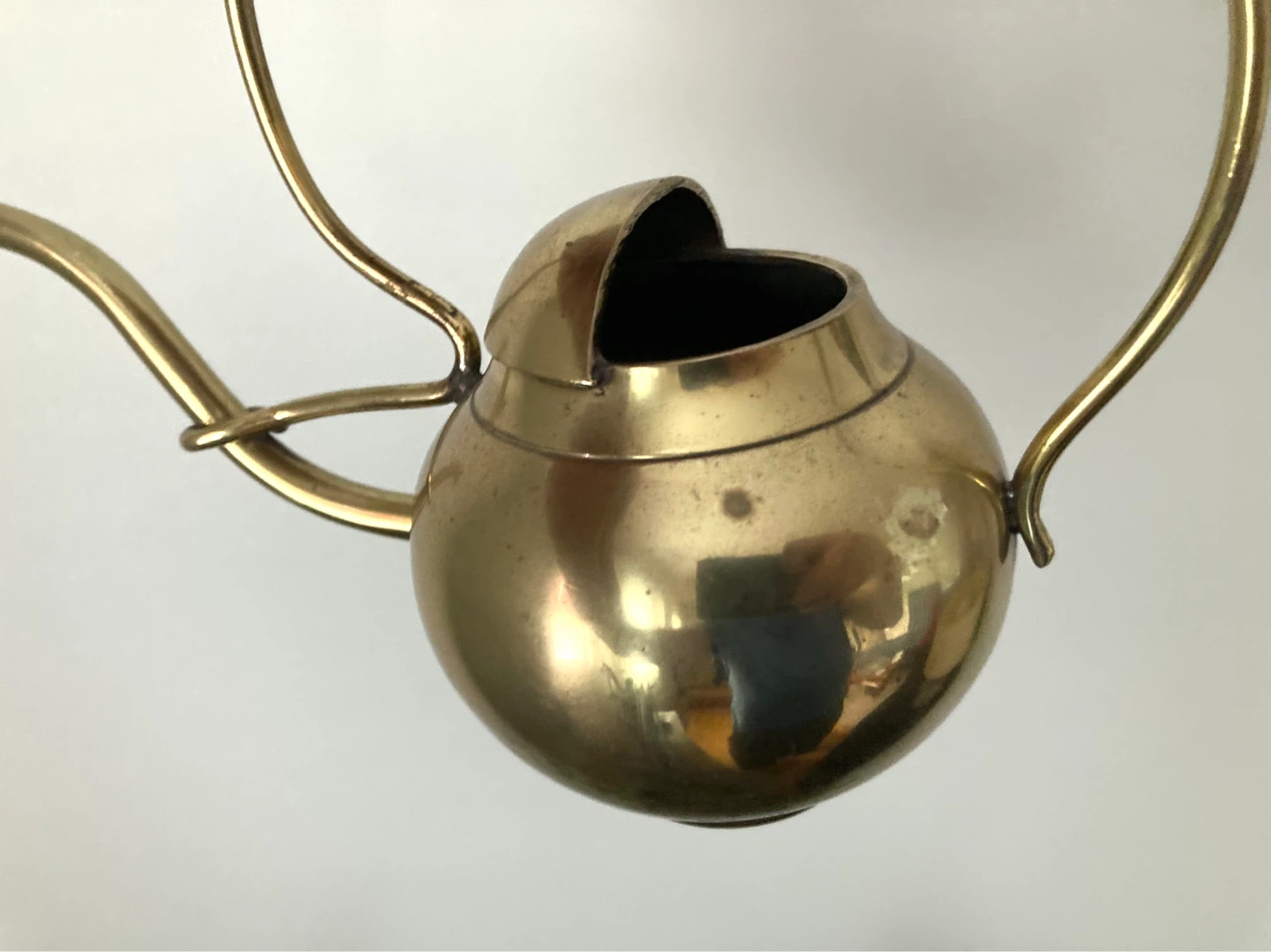 Vintage Small Brass Watering Can - photo 5