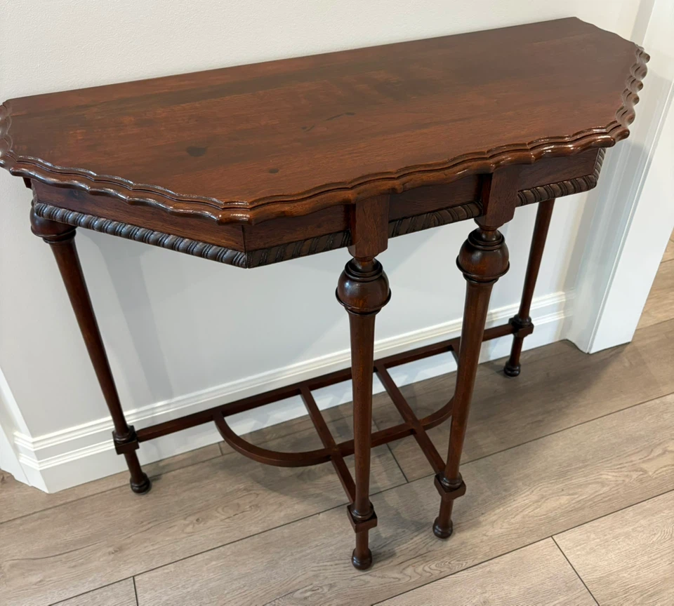 Early 20th Century Demi-Lune Console Table