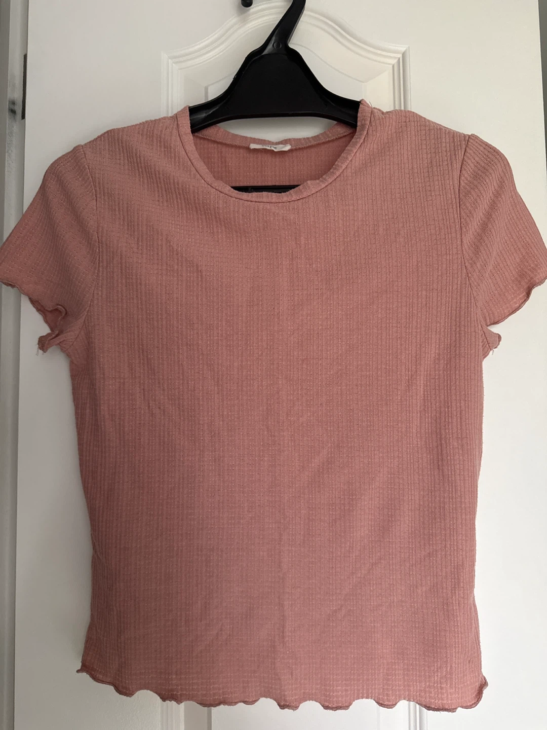 Ripe Pink Ribbed T-Shirt