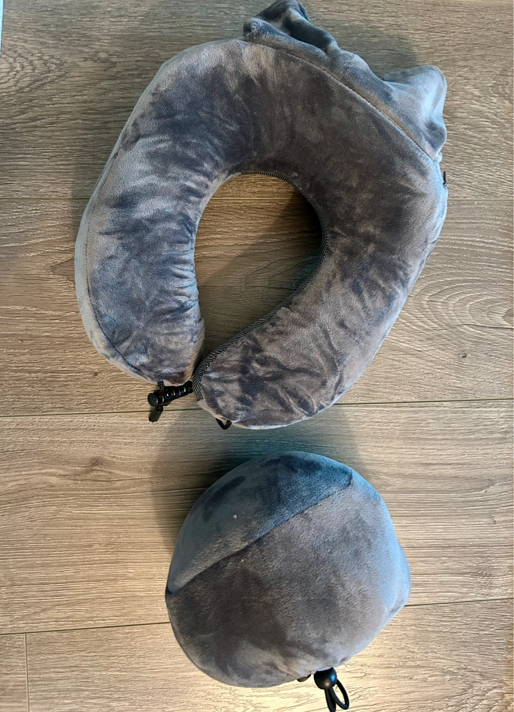 Grey Neck Pillow (set of 2)