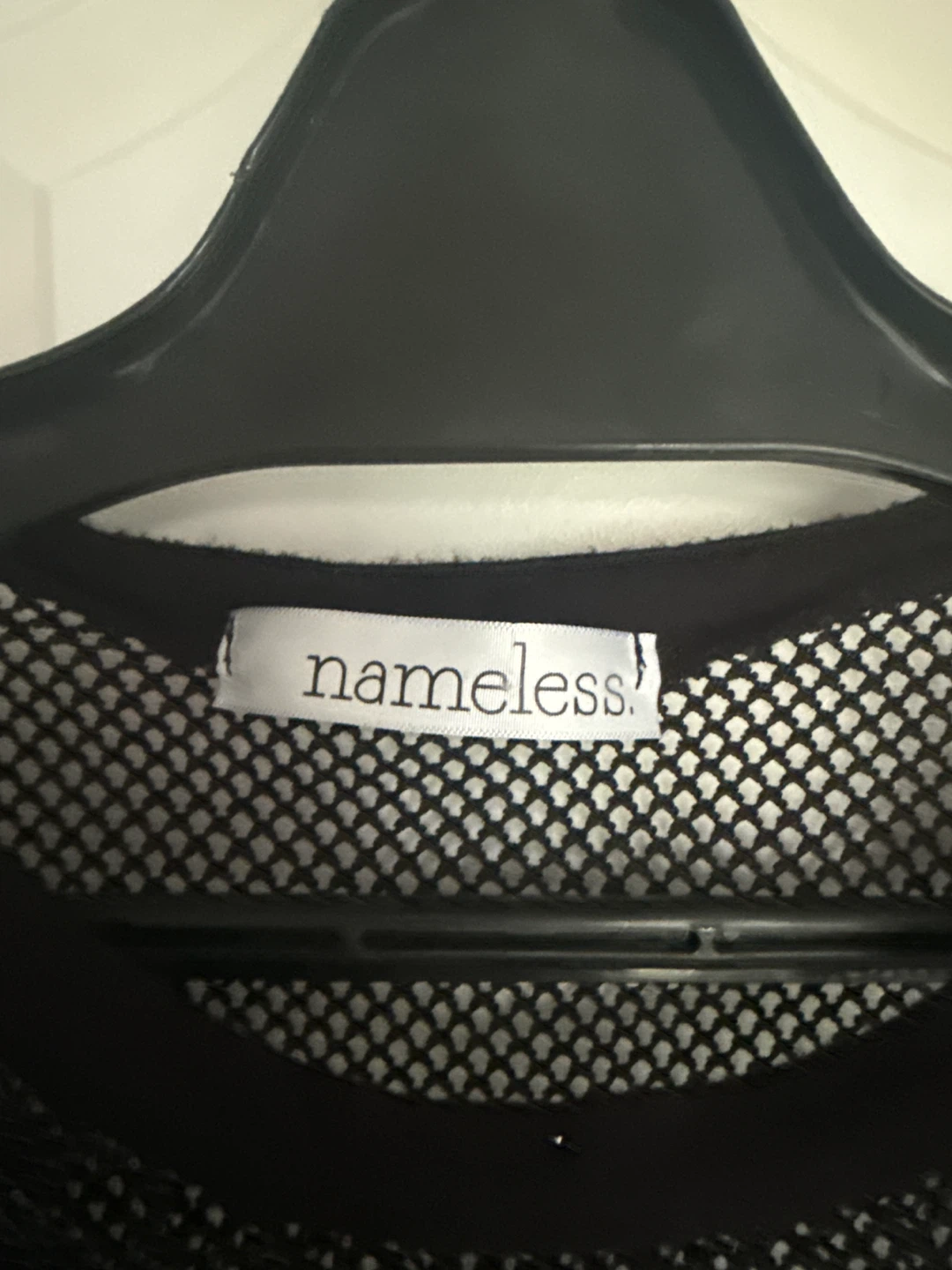 Nameless black mesh crop top - photo 2