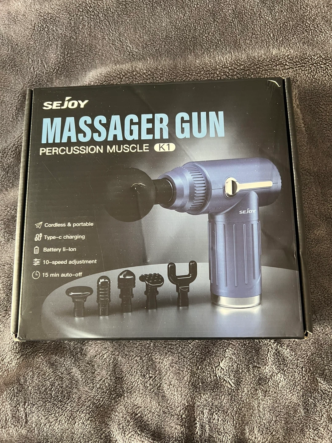 SEJOY K1 Percussion Muscle Massager Gun NEW