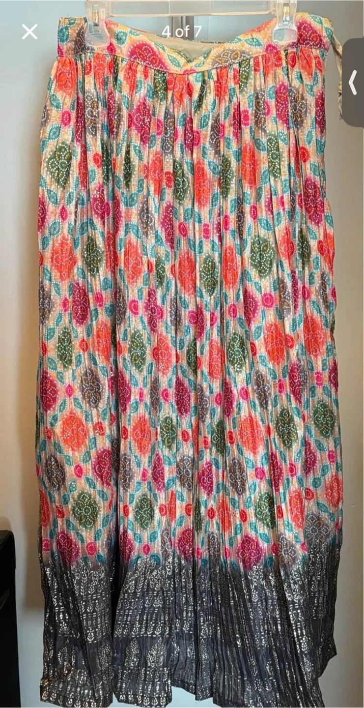 Indian Sari Skirt and Blouse Set with Dupatta - photo 4