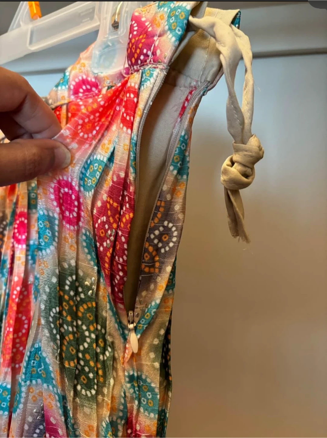 Indian Sari Skirt and Blouse Set with Dupatta - photo 5