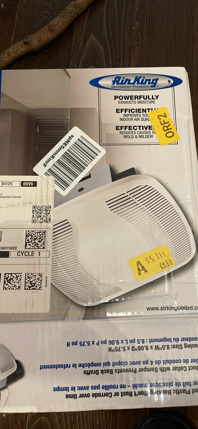 Air King Ventilation Fan