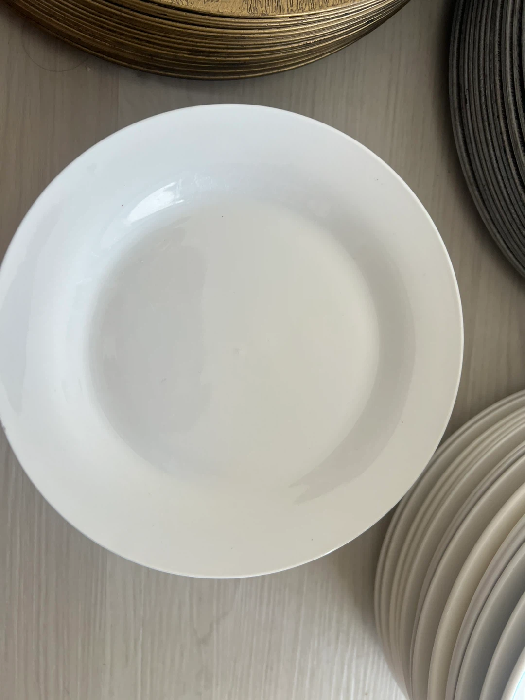 White Dinner Plates (Set of 5) - photo 5