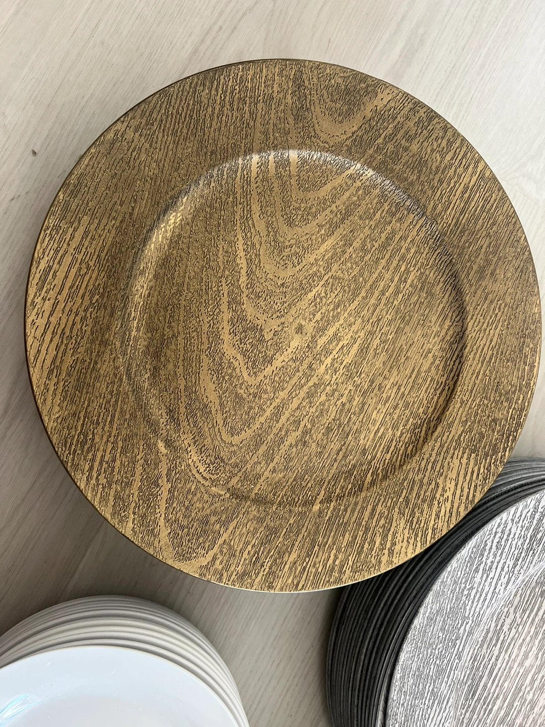 White Dinner Plates (Set of 5) - photo 2