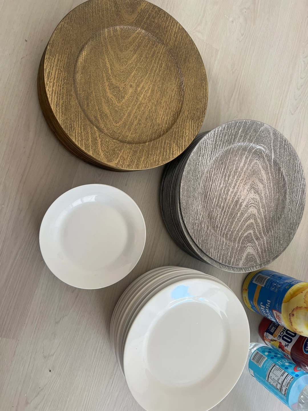 White Dinner Plates (Set of 5)