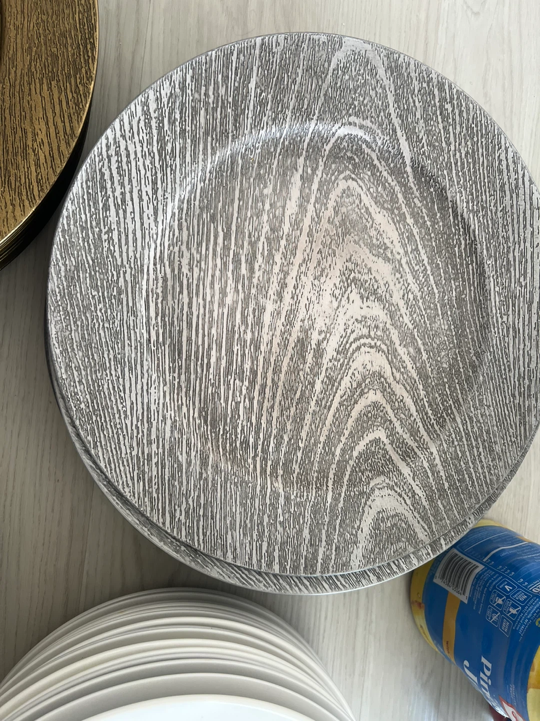 White Dinner Plates (Set of 5) - photo 3