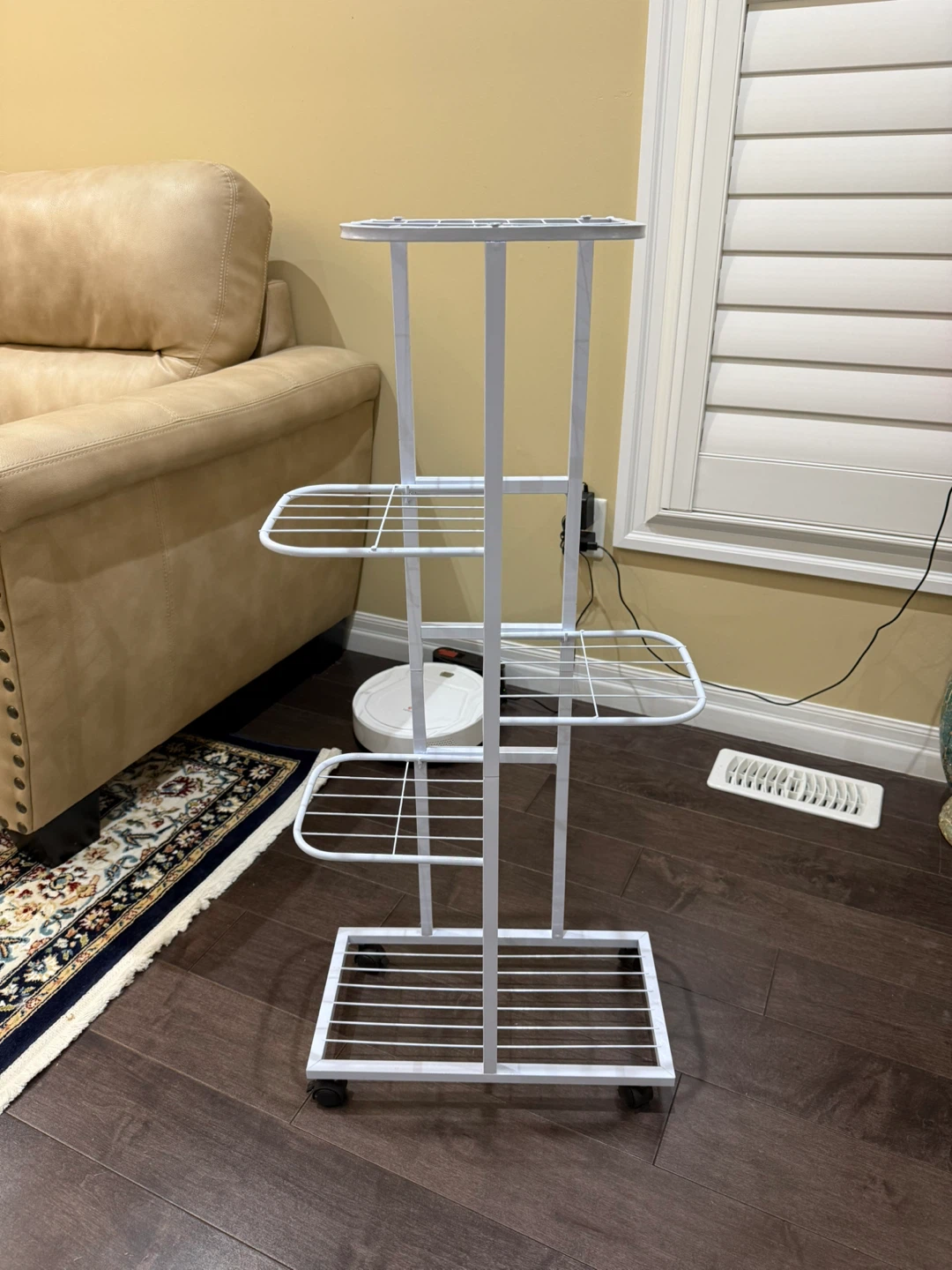 New Metal Plant Stand with Wheels