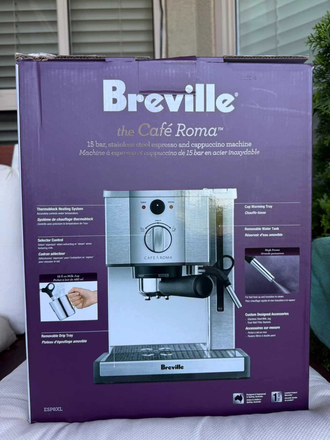 Breville the Café Roma Espresso and Cappuccino Machine