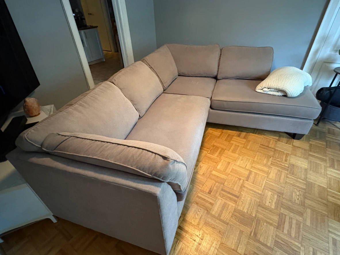 Modern Grey Sectional Sofa - photo 3