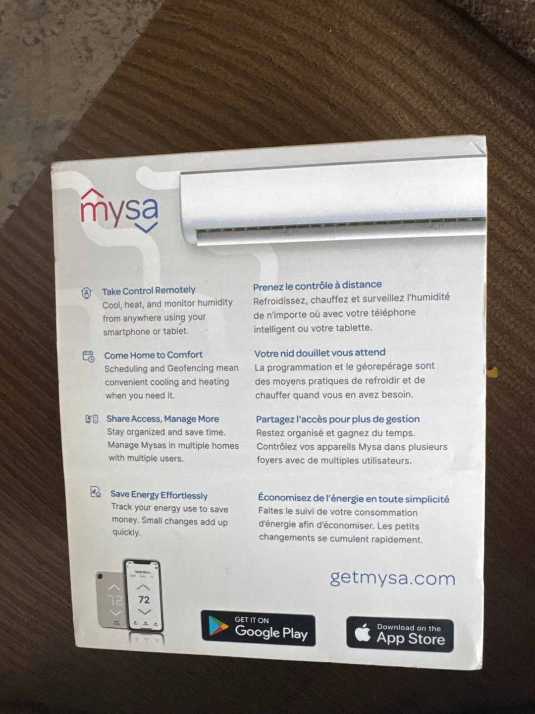 Mysa Smart Thermostat for Air Conditioners - photo 2