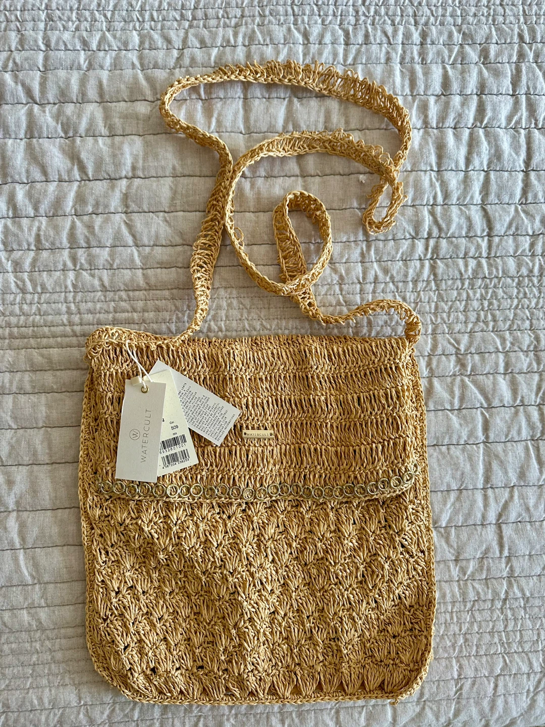 WATERCULT Raffia Bag