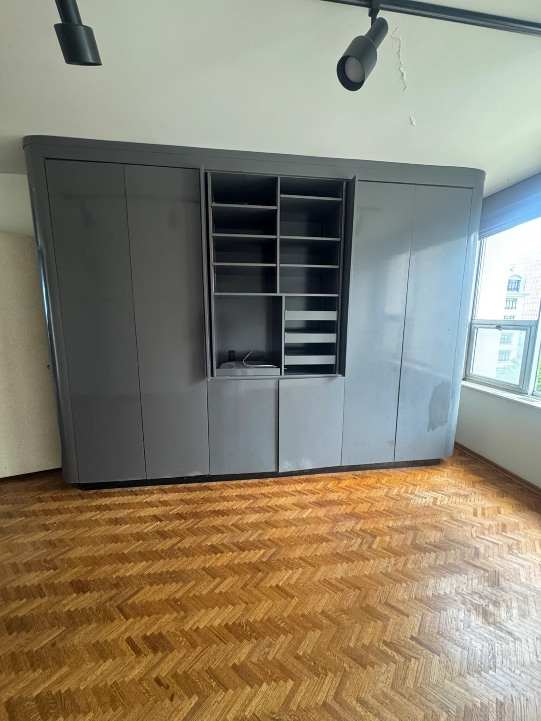 Custom Built-in Wardrobe with Shelving and Drawers