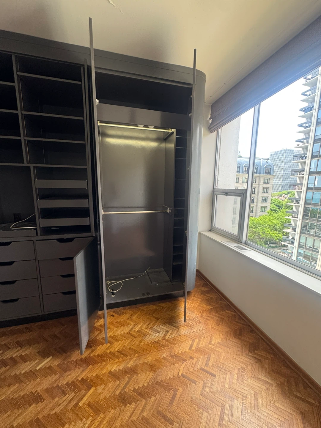 Custom Built-in Wardrobe with Shelving and Drawers - photo 2