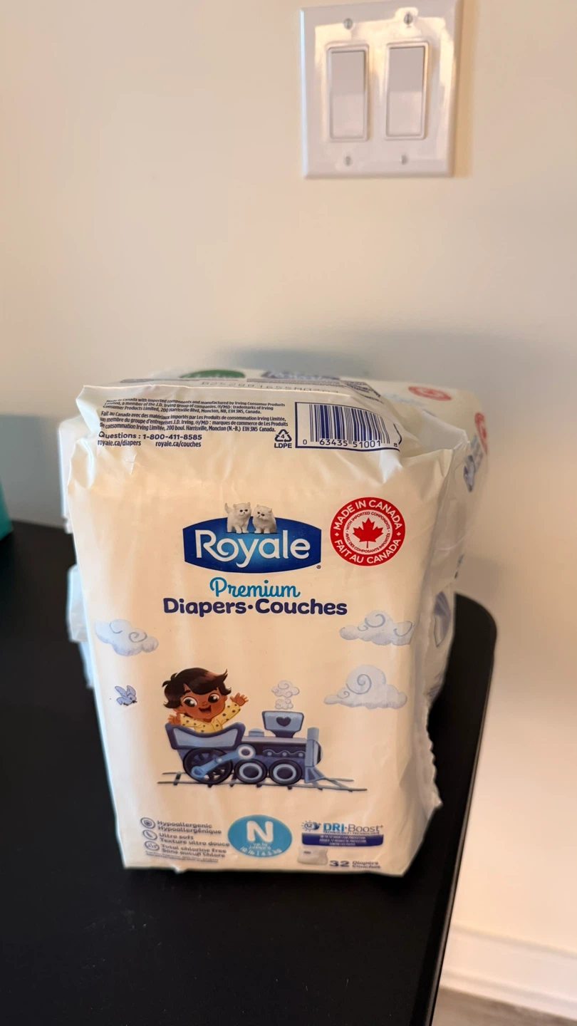 Free - Royale Premium Diapers Size N