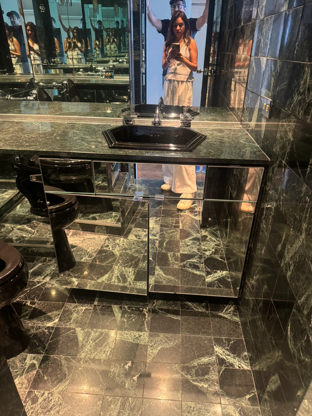Bathroom Vanity Hexagonal Black Bathroom Sink with Faucet - photo 3