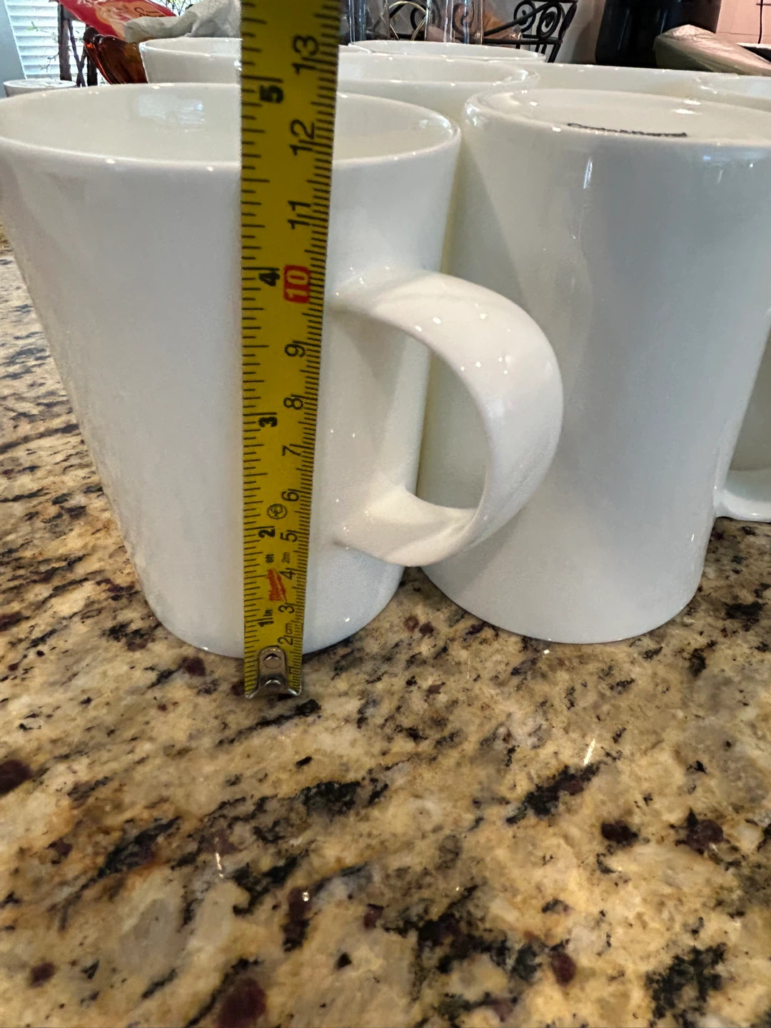 Crate & Barrel White Ceramic Mugs and Plates Set - photo 5