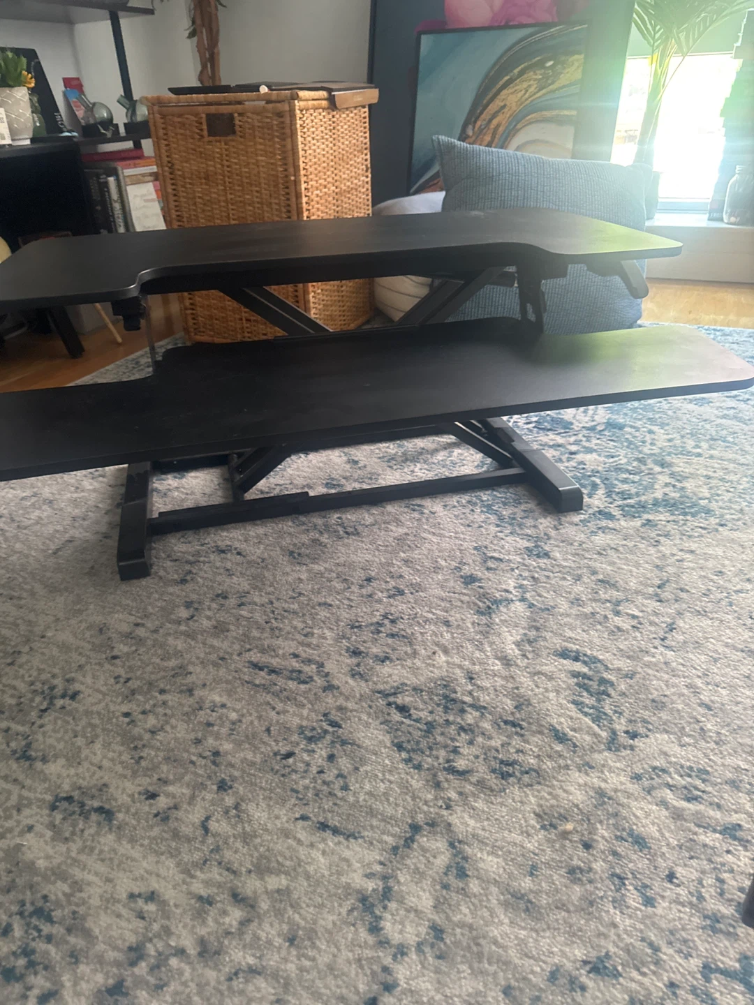 Black Standing Desk Converter