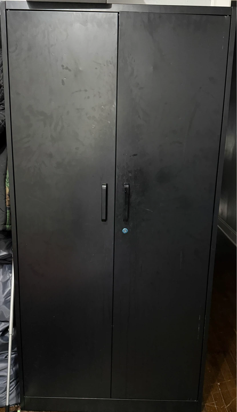 Black Metal Cabinet