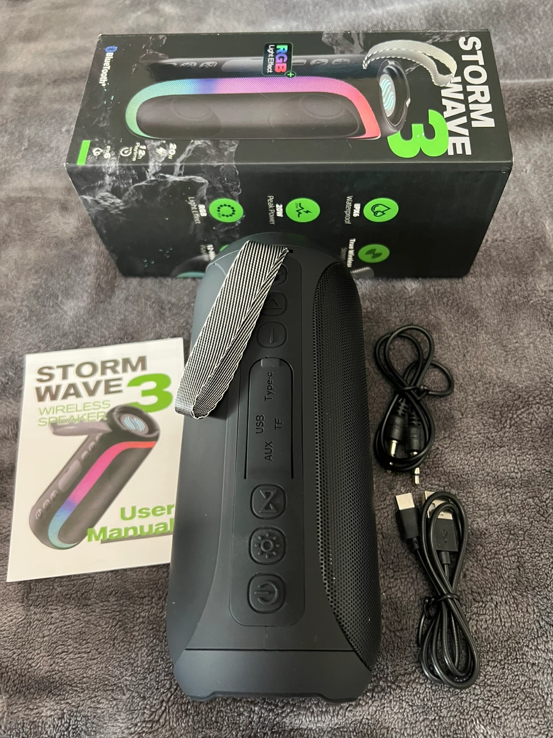 StormWave 3 Wireless Speaker with Light Effect (NEW) - photo 2