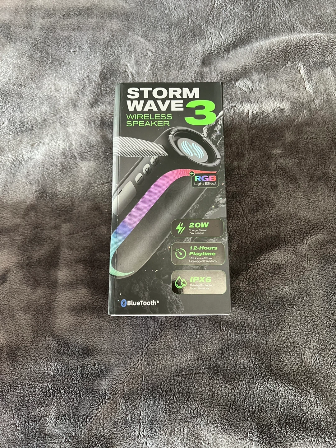 StormWave 3 Wireless Speaker with Light Effect (NEW)