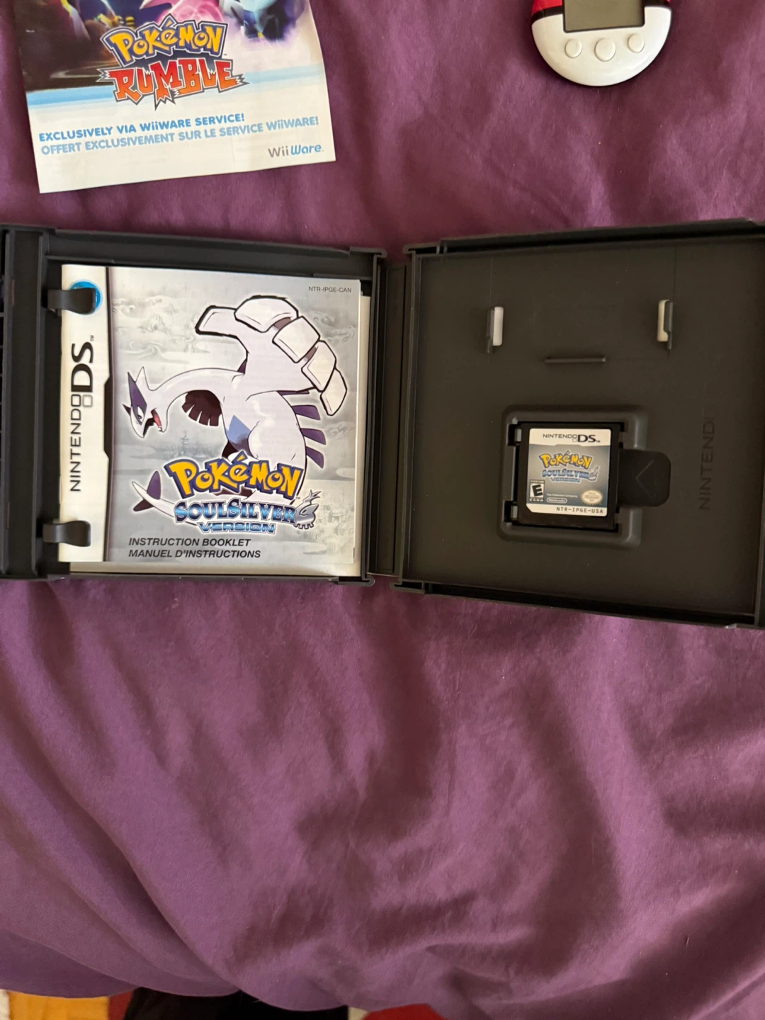 Nintendo DS Pokemon SoulSilver Version Game - photo 3