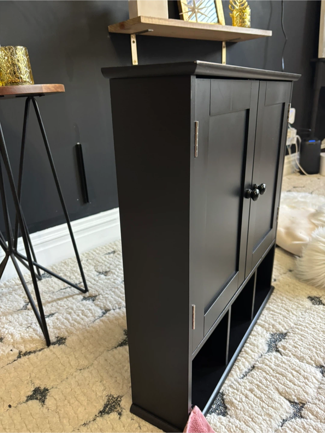 Black Wall Cabinet - photo 3