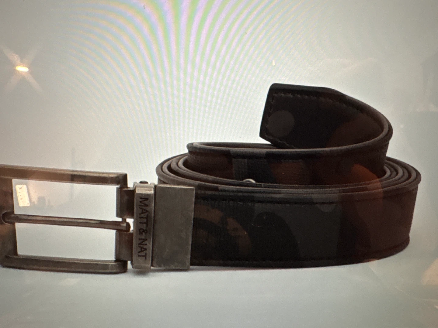 Matt & Nat Reversible Belt - Black/Camo - photo 2