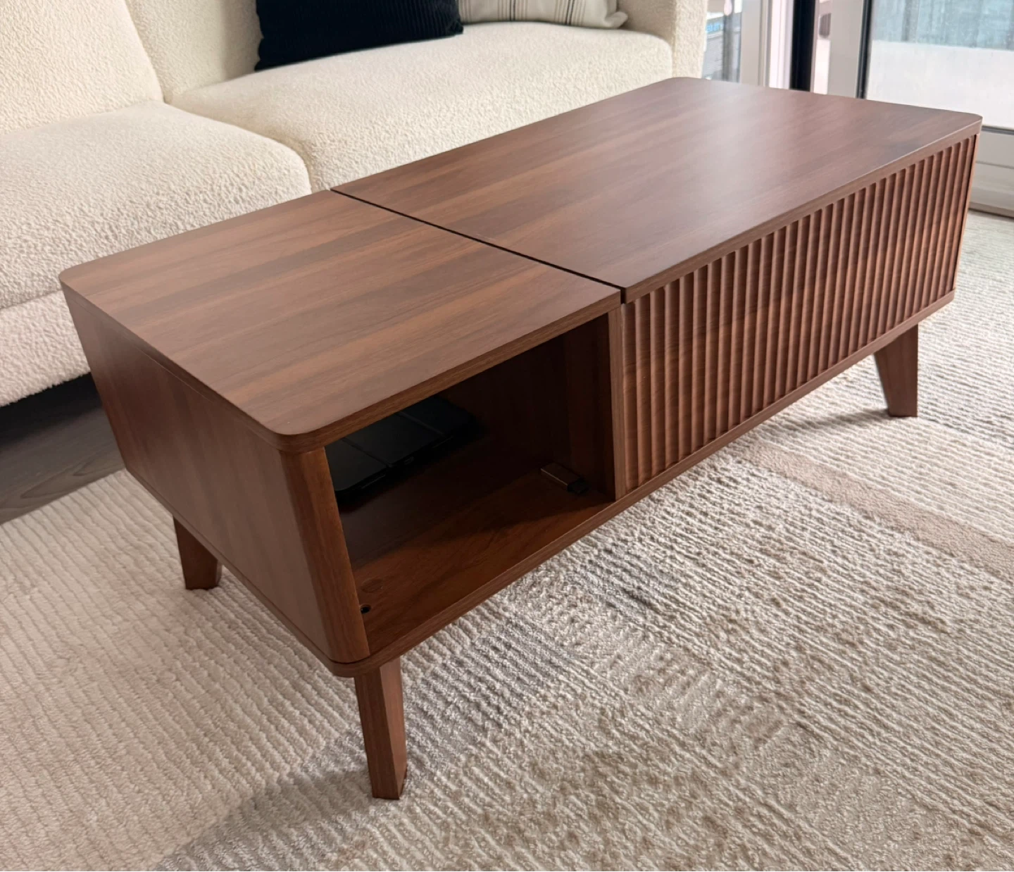Lift-Top Coffee Table with Storage