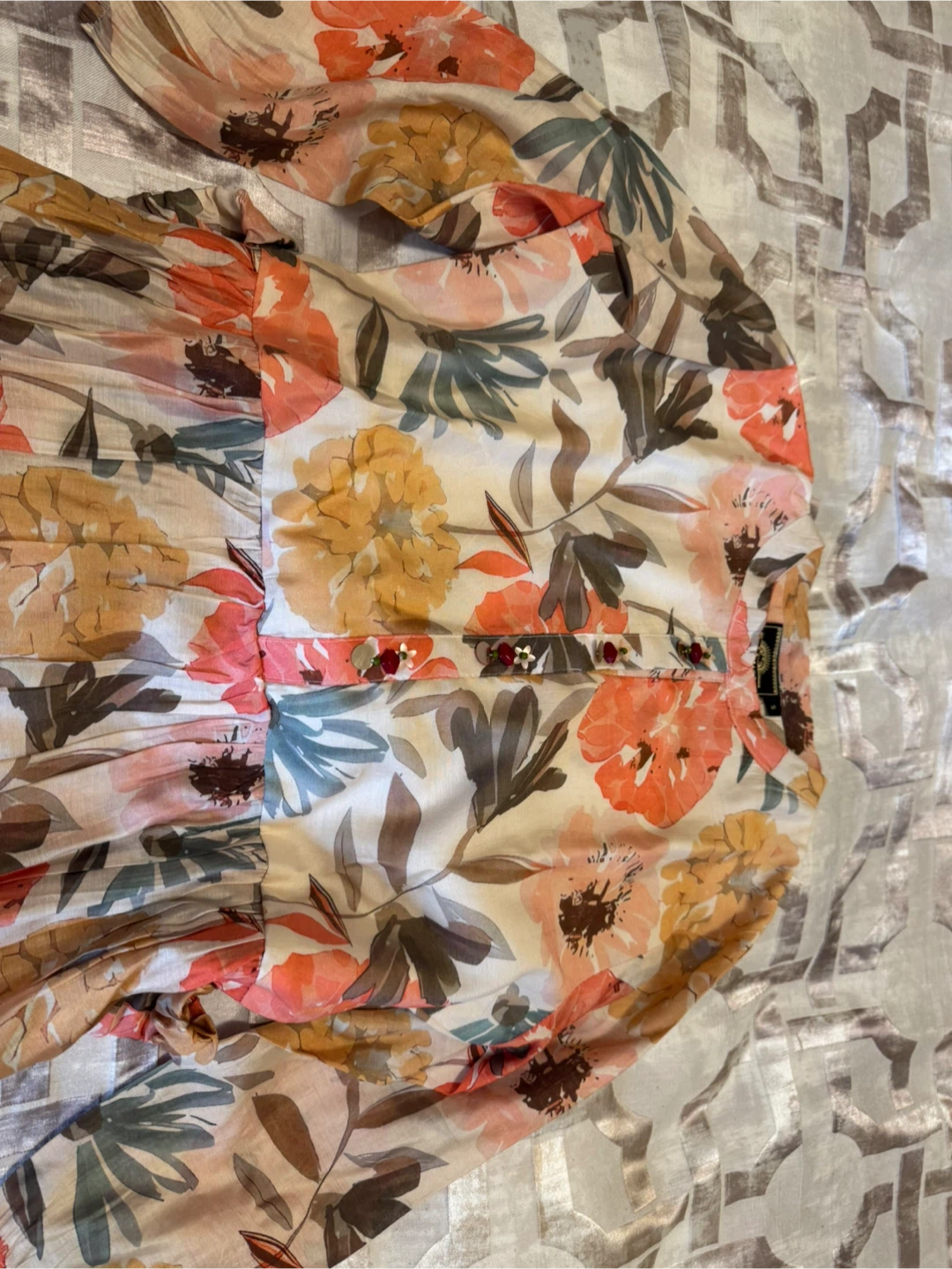 Floral Print Maxi Dress - photo 2