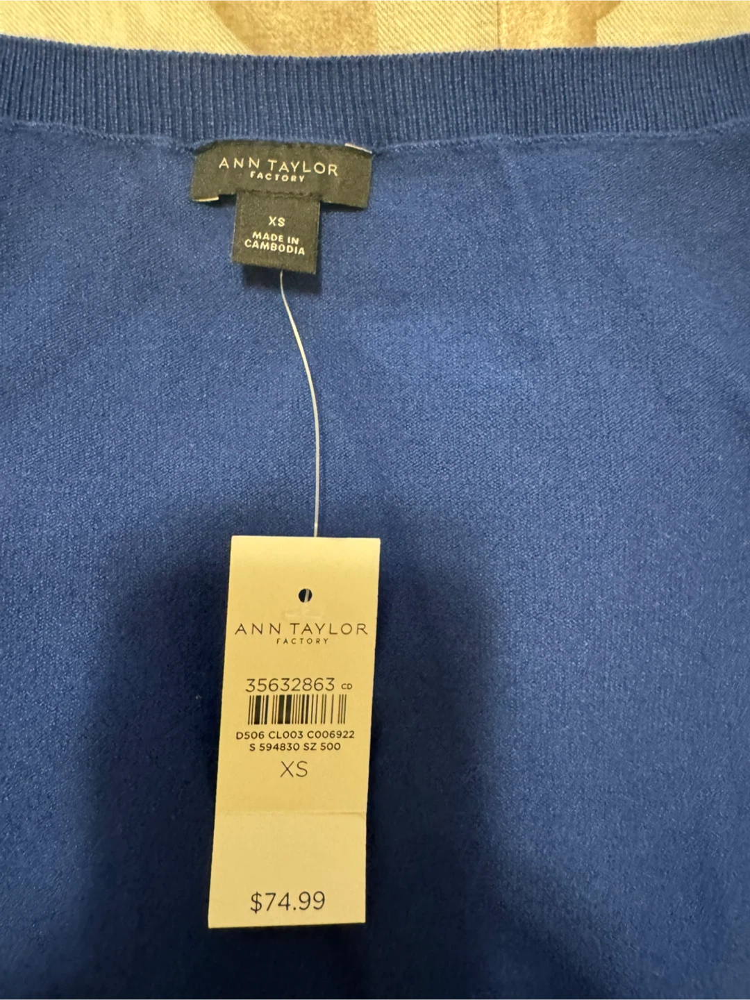 Ann Taylor Factory Blue Sweater - XS - photo 2