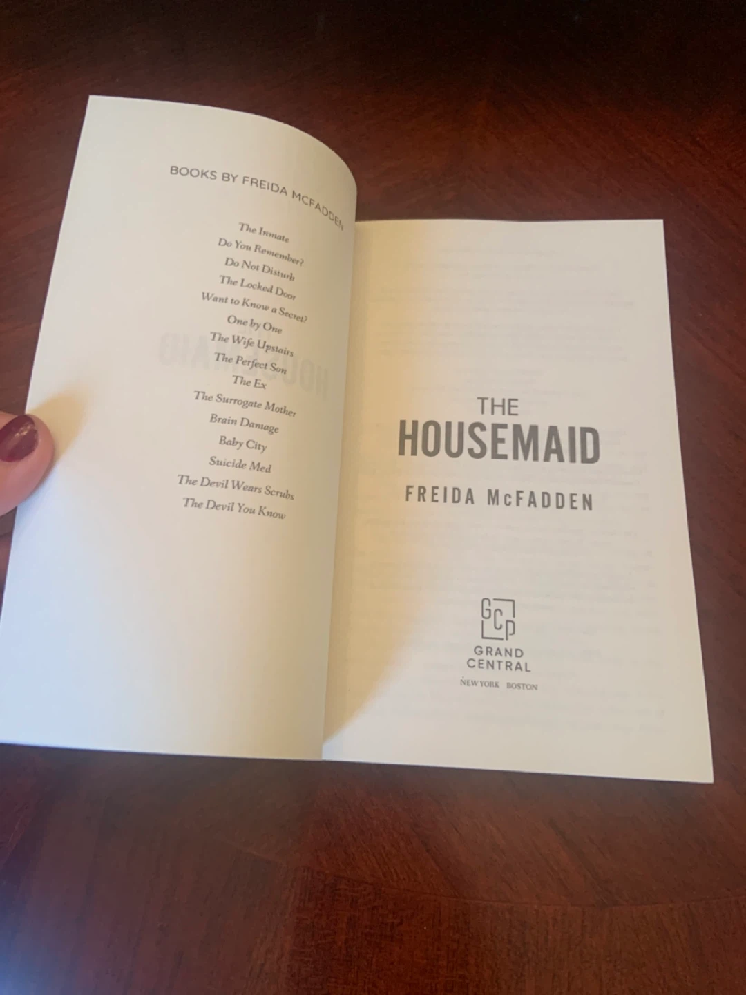 The Housemaid by Freida McFadden Paperback Book - photo 4