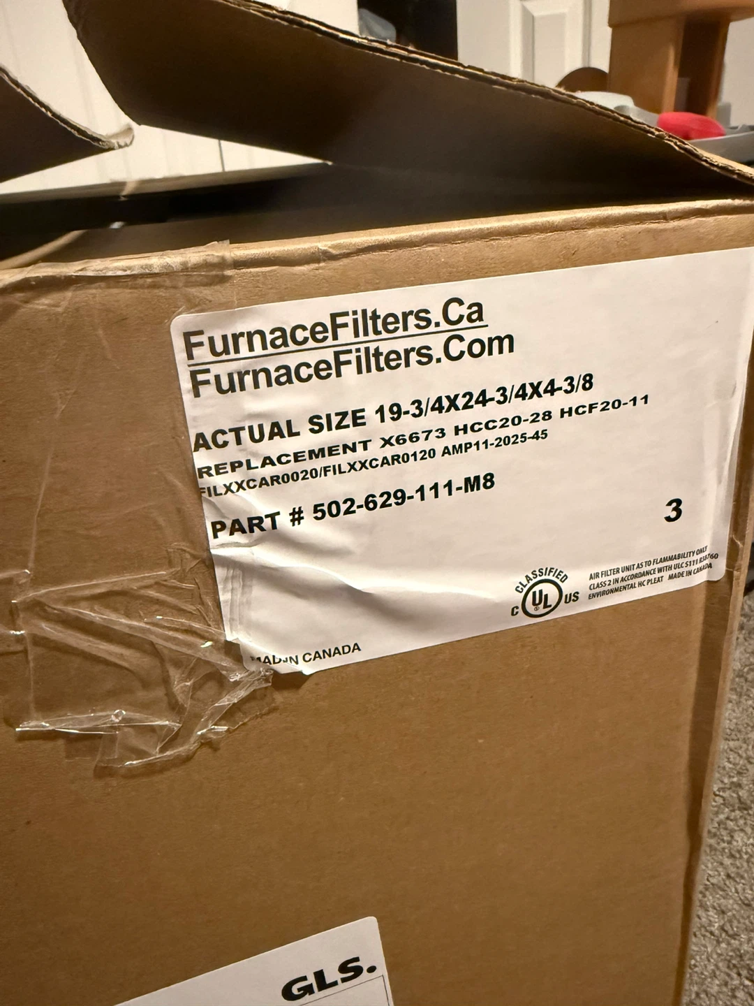 Furnace Filters (2-Pack) 20X25X5 Brand new, no longer needed. - photo 4
