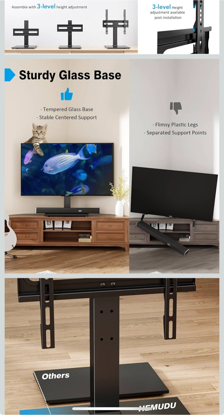 Universal TV Stand for 27"-60" TVs - photo 5