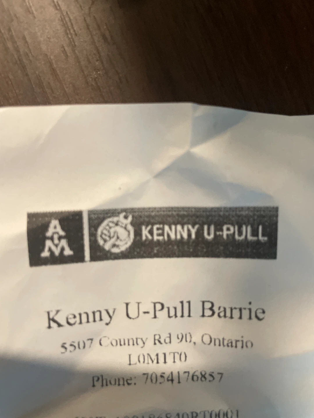 Kenny U-Pull Gift Card - photo 3