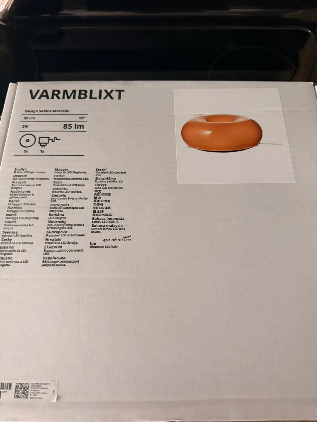IKEA VARMBLIXT LED Lamp - Orange - photo 4