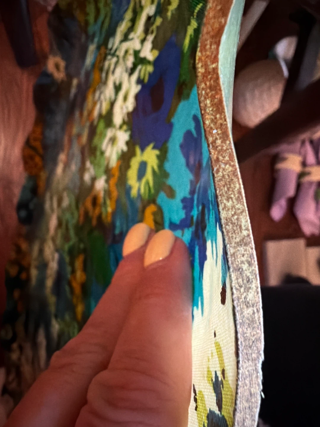 Vintage Floral Serving Platter - photo 4