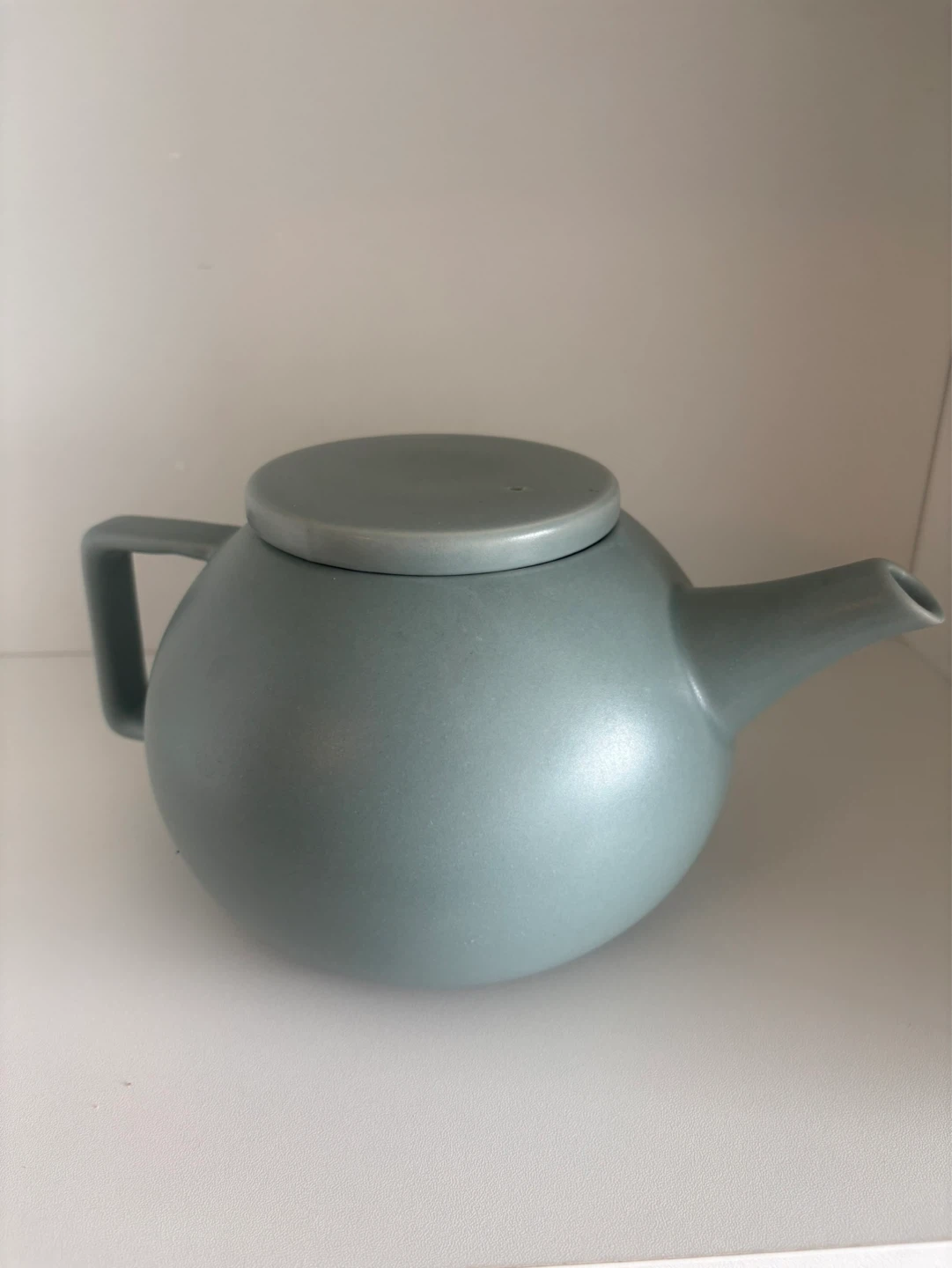 Light Blue Ceramic Teapot - photo 2