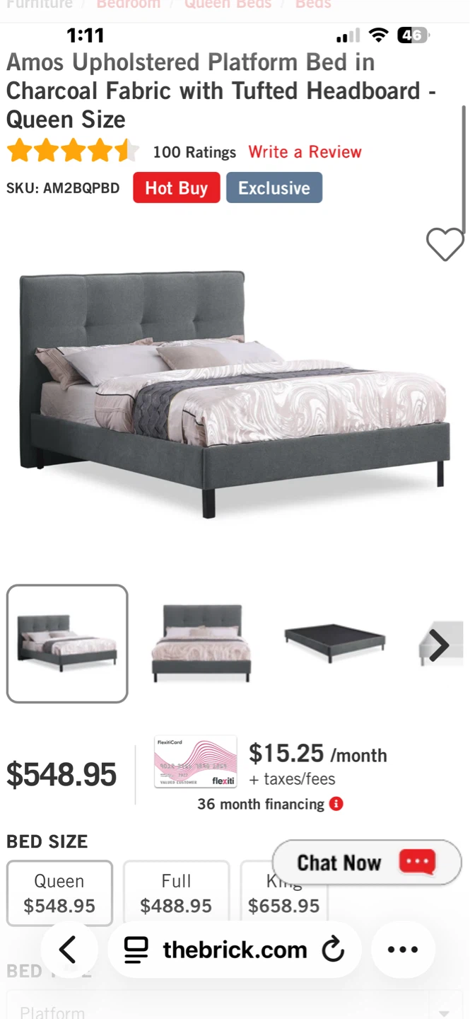 bed frame Queen Size