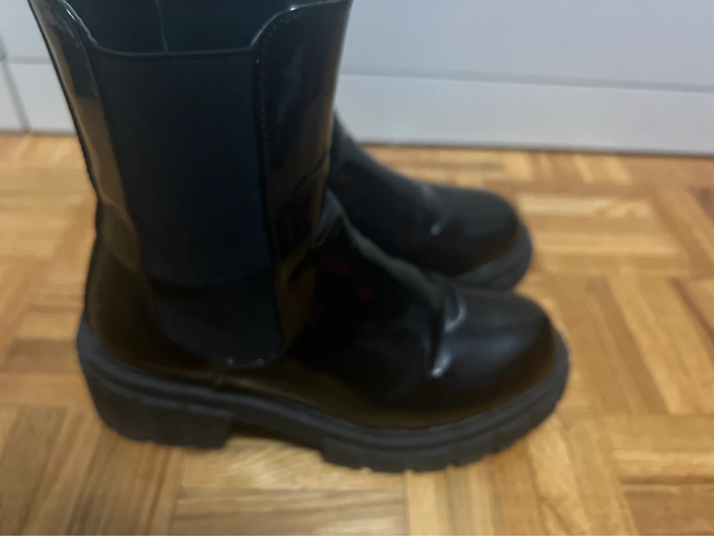 Black Patent Chelsea Boots - photo 2
