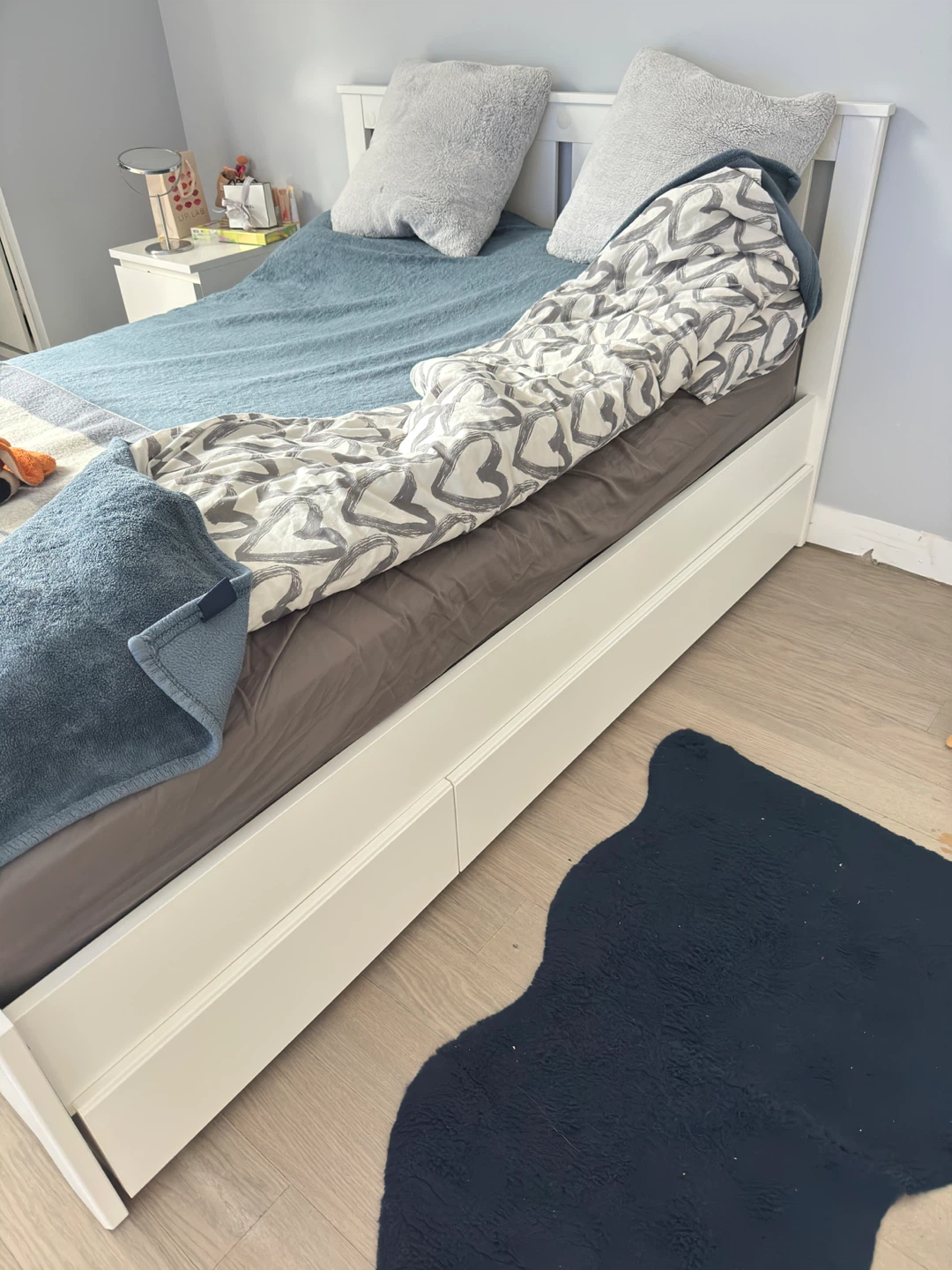 IKEA SONGESAND Bed Frame - Full/Double with Storage Boxes - photo 3
